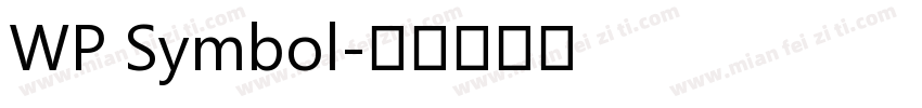 WP Symbol字体转换